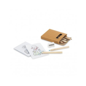 Set de lapices con tarjetas