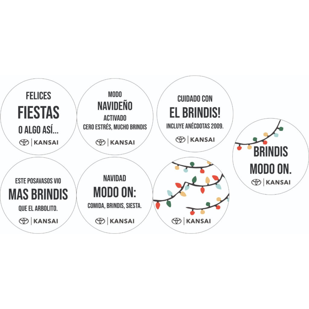 Posavasos navideños