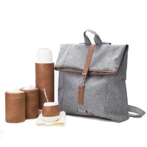 Latas, termo, mate, mochila