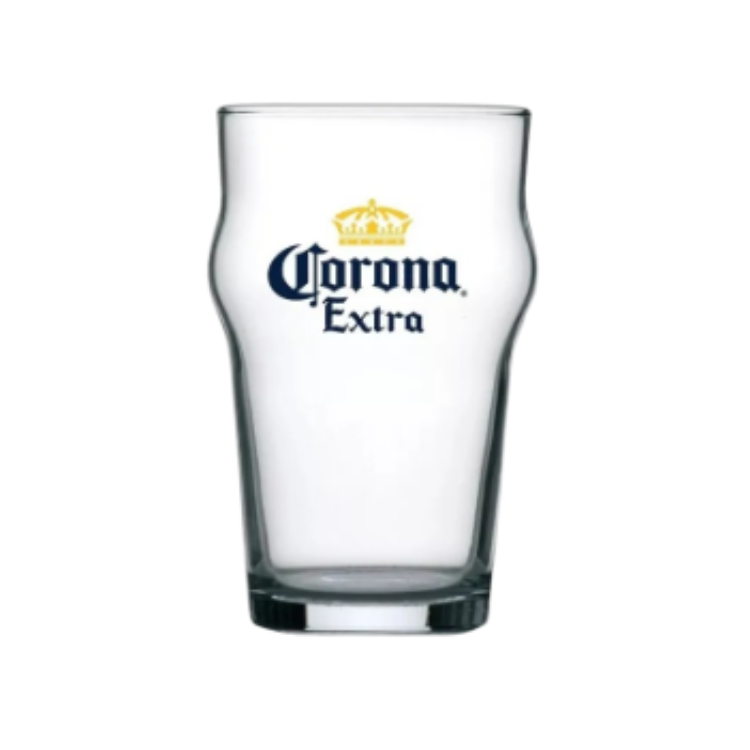 Vaso pinta de cerveza corona